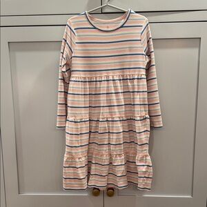 Classic Prep Pastel Striped Kids Dress size 8